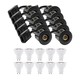 10 Stk. Einbauspots Inno88 - Inkl. 6W RA97 GU10, schwarz, IP44, isolierungsgeeignet