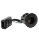 LEDlife Einbaustrahler Inno88 - GU10, Schwarz, IP44, für Isolierung zugelassen
