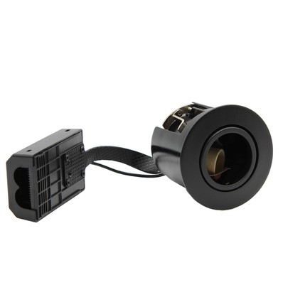 LEDlife Einbaustrahler Inno88 - GU10, Schwarz, IP44, für Isolierung zugelassen