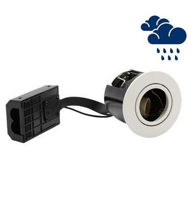 GU10 Einbaustrahler Inno88 Außenbereich - Weiß, IP44, zugelassen für die Installation in Dämmstoffen
