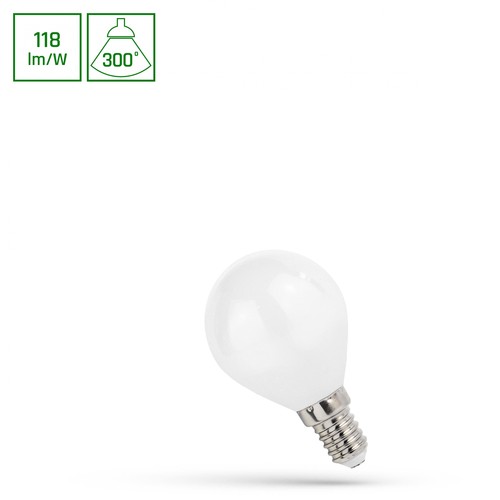 E14 5,5W LED Tropfenlampe - P45, hohe Effizienz
