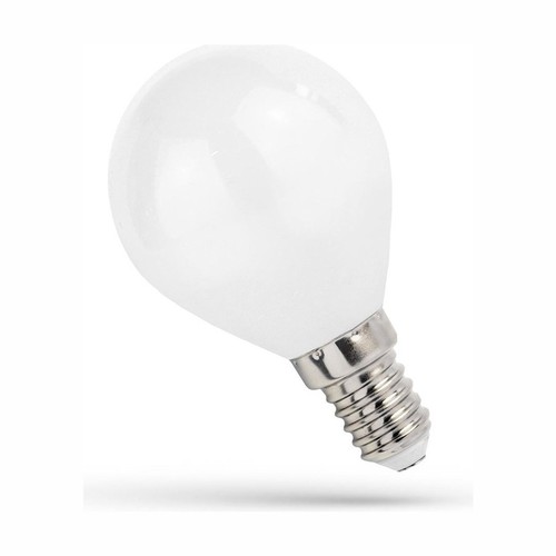 E14 5,5W LED Kerzenlampe - G45, mattes Glas