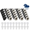 20 Stk. LEDlife Einbaustrahler Inno88 Außen - Inkl. 6W GU10, Weiß, IP44, isolierungsgeeignet