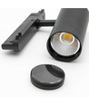 30W 3-Phasen dimmbarer RA92 PRO-CCT Schienenstrahler - 120lm/W, Schwarz, einstellbare CCT + Helligkeit, 3900lm, flimmerfrei