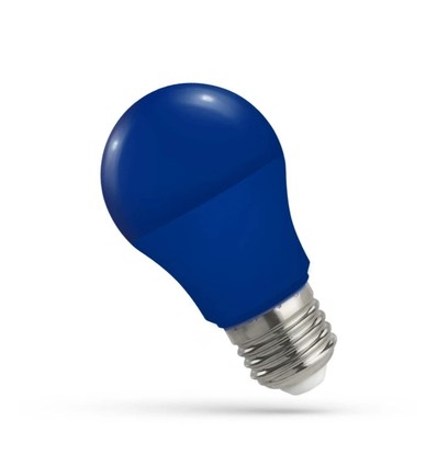 E27 4,9W Blaue LED-Lampe - A50, mattiert