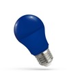 E27 4,9W Blaue LED-Lampe - A50, mattiert