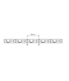 5m 9,6W/m LED-Streifen - 12V DC, 11000K, extra kaltweiß, 120 LEDs pro Meter