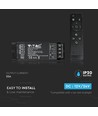 LED Dimmer mit RF Fernbedienung, 25A - 12V/24V, synchronisierbar, Memory-Funktion, IP20