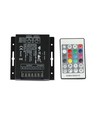 RGBW Sync Controller mit 24-Tasten RF Fernbedienung - 12V/24V, 4 Kanäle, RJ45 Synchronisation, IP20