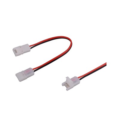Verbinder für 8mm LED Strips - Dual Head, 2-polig