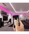 WiFi LED Controller mit Fernbedienung, 12V/24V - Smart Life, Google Home, CCT/RGB, 72-144W