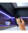WiFi LED Controller mit Fernbedienung, 12V/24V - Smart Life, Google Home, CCT/RGB, 72-144W