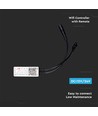WiFi LED Controller mit Fernbedienung, 12V/24V - Smart Life, Google Home, CCT/RGB, 72-144W