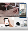 WiFi LED Controller mit Fernbedienung, 12V/24V - Smart Life, Google Home, CCT/RGB, 72-144W
