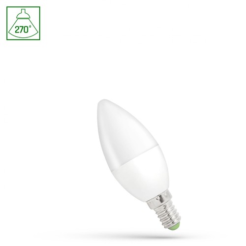 E14 1W LED Kerzenlampe - 6000K (Kaltweiß)