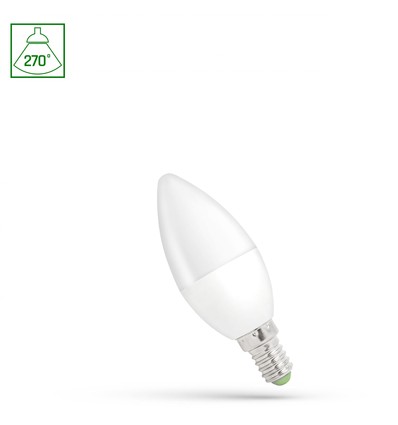 E14 1W LED Kerzenlampe - 6000K (Kaltweiß)