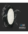 100W LED Hallenstrahler, 120lm/W - 110 Grad, IP65, 6500K, schwarzes Finish