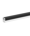 120cm 40W LED Lichtband - 107lm/W, Schwarz, IP20, IK08, durchverdrahtet, 4000K