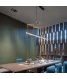 120cm 40W LED Lichtband - 107lm/W, Schwarz, IP20, IK08, durchverdrahtet, 4000K