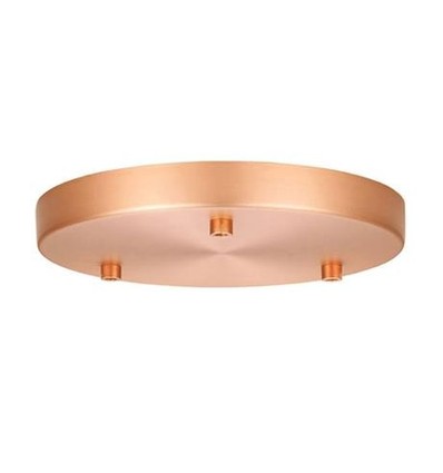 Halo Design - Ø22 Rosette für 3 Lampen - Kupfer