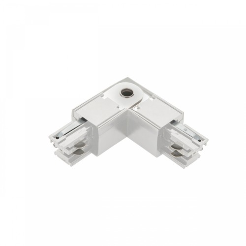 3-Phasen Winkelverbinder einstellbar für Schienensystem - Weiß, IP20, Aluminium