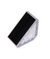 2 Stk. Solarbetriebene Sensor-Treppenleuchten - Dämmerungssensor, IP54