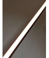 240cm Beleuchtung für Akustikpaneele schwarz - Komplettset mit Alu-Profil und COB LED-Streifen