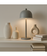 V-Tac Wiederaufladbare Tischlampe 3in1 - CCT, grau, IP20, Touch-dimmbar