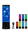 Jellyfish RGB 25 cm hohe Lampe - Ø9 cm, perfekt für Kinder und Junggebliebene