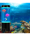 Fischlampe RGB 23 cm hoch - Ø9 cm, perfekt für Kinder und Junggebliebene