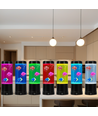 Fischlampe RGB 23 cm hoch - Ø9 cm, perfekt für Kinder und Junggebliebene