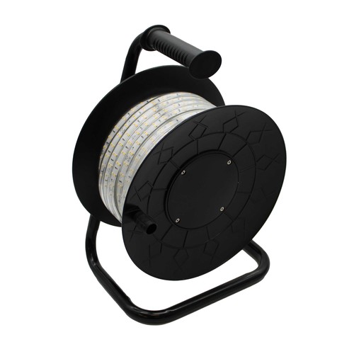 25m Arbeitslicht LED-Streifen auf Trommel ECO - 230V, IP67, 120 LED/m, 9W/m, 1320 lm/m