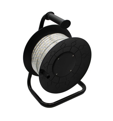 25m Arbeitslicht LED-Streifen auf Trommel ECO - 230V, IP67, 120 LED/m, 9W/m, 1320 lm/m