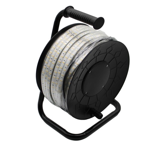 50m LED-Arbeitslichtstreifen auf Trommel ECO - 230V, IP67, 120 LED/m, 9W/m, 1320 lm/m