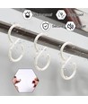 50 Stk. Haken zur Montage von 230V LED-Strips - Ø23mm Loch, geeignet für 50m