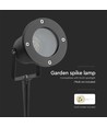 GU10 Gartenlampe mit Erdspieß - Aluminiumgehäuse, schwarz, IP65