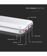 10000mAh Powerbank, 22.5W - Ultra Slim, Aluminium, weiß, Fast Charger