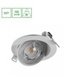 6,5W Ø8,2cm MOBILO LED Einbaustrahler - 130lm/W, CCT, 36° schwenkbar, weißer Rand