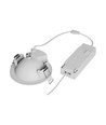 6,5W Ø8,2cm MOBILO LED Einbaustrahler - 130lm/W, CCT, 36° schwenkbar, weißer Rand