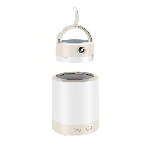 Lumina Campo tragbare Campinglampe mit Solarzellen - RGB+CCT, Powerbank, wiederaufladbar, dimmbar