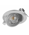 6,5W Ø8,2cm MOBILO LED Einbaustrahler - 130lm/W, CCT, 36° schwenkbar, weißer Rand