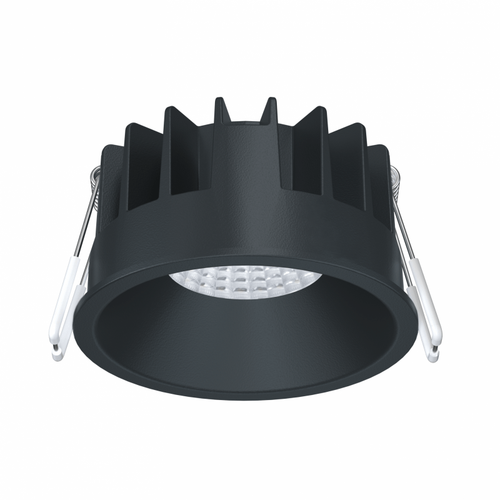 D7 LED Einbaustrahler 7W in DimTone, 630 Lumen, Ra98 - Schwarz