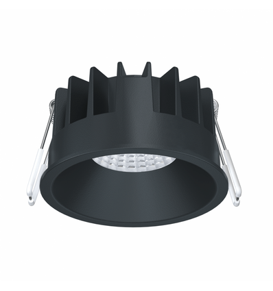 D7 LED Einbaustrahler 7W in DimTone, 630 Lumen, Ra98 - Schwarz