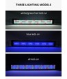 90-115 cm Aquariumleuchte - 23W LED, weiß/blau/rot/grün, einstellbare Länge, IP66