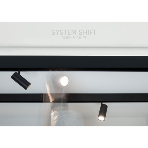 SHIFT Spot M - Licht 44x157x178mm, 10W, 24°, schwarz, DALI