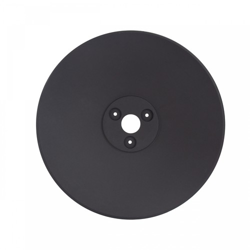 Schwarze Basis für Piatta 12W Fassadenbeleuchtung - Ø30cm, Höhe 3cm, rund, schwarz, Zubehör für Piatta Serie