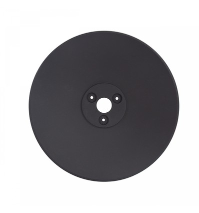 Schwarze Basis für Piatta 12W Fassadenbeleuchtung - Ø30cm, Höhe 3cm, rund, schwarz, Zubehör für Piatta Serie