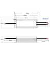 100W / 24V DC dimmbares Netzteil - 4.17A, IP67, Triac