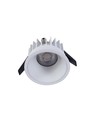 10W Ø8,5cm Einbaustrahler dimmbar RA99 - IP54, Lochausschnitt: Ø7,5 cm, Maße: Ø8,5 cm, weißer Rand