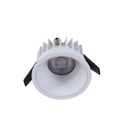10W Ø8,5cm DimToWarm Einbaustrahler RA94 - Ausschnitt: Ø7,5 cm, Maße: Ø8,5 cm, Weißer Rand